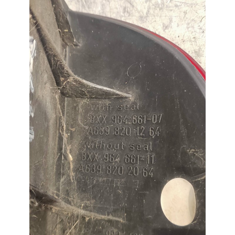 Recambio de piloto trasero izquierdo para mercedes vito kasten (639) 113 cdi extralang (639.605) referencia OEM IAM   