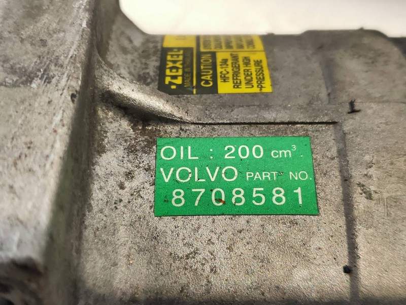Recambio de compresor aire acondicionado para volvo xc90 d5 referencia OEM IAM 8708581  
