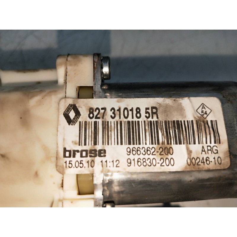 Recambio de elevalunas trasero izquierdo para renault megane iii sport tourer 1.5 dci diesel referencia OEM IAM 827310185R 96636