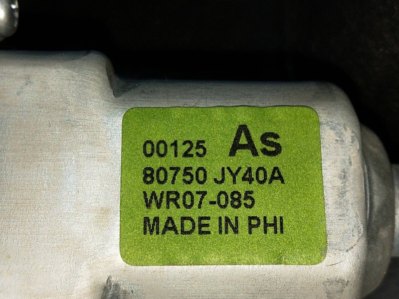 Recambio de elevalunas delantero derecho para renault koleos referencia OEM IAM 80750JY40A  5P Recambio de elevalunas delantero derecho para renault koleos referencia OEM IAM 80750JY40A  5P