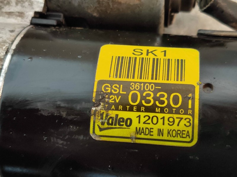 Recambio de motor arranque para kia rio concept referencia OEM IAM 1201973 3610003301 VALEO
