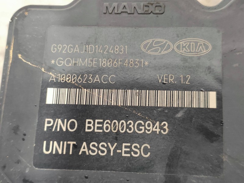 Recambio de abs para kia rio concept referencia OEM IAM BE6003G943 A1000623ACC 589201W570 MANDO