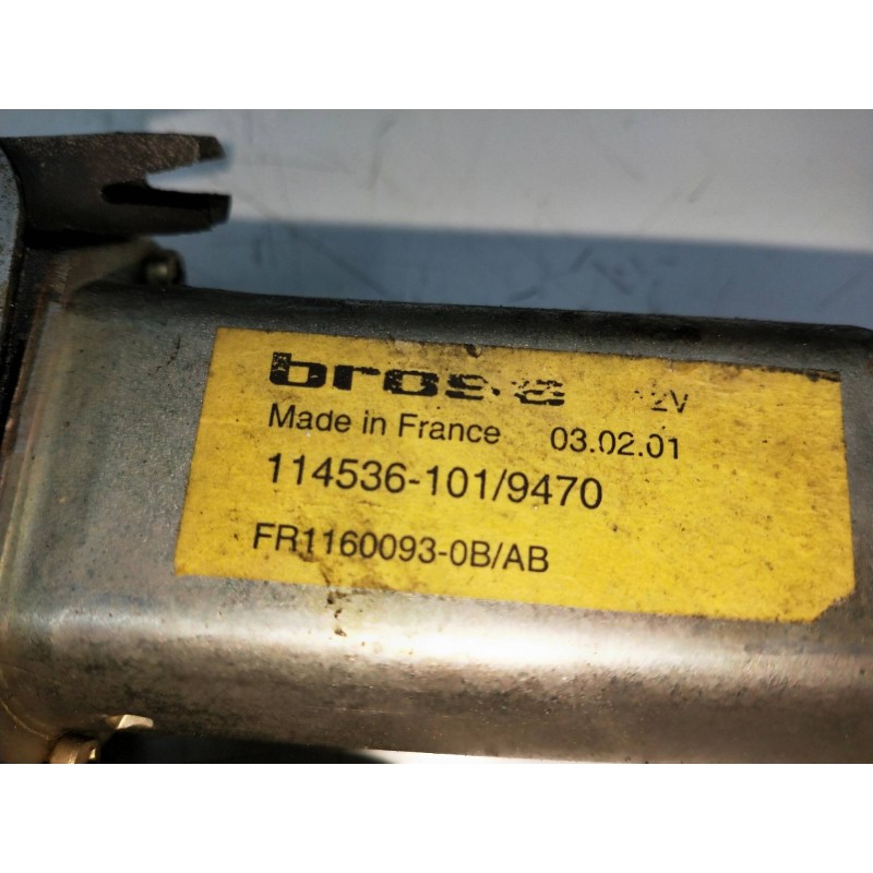 Recambio de elevalunas delantero derecho para mg rover serie 25 (rf) 1.4 16v cat referencia OEM IAM 114536101 FR1160093 5P