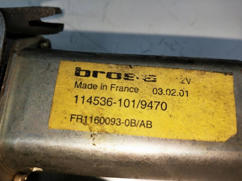 Recambio de elevalunas delantero derecho para mg rover serie 25 (rf) 1.4 16v cat referencia OEM IAM 114536101 FR1160093 5P
