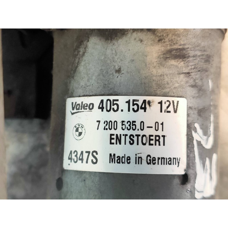 Recambio de motor limpia delantero para bmw x5 (e70) 3.0d referencia OEM IAM 405154 7200535001 4347S VALEO