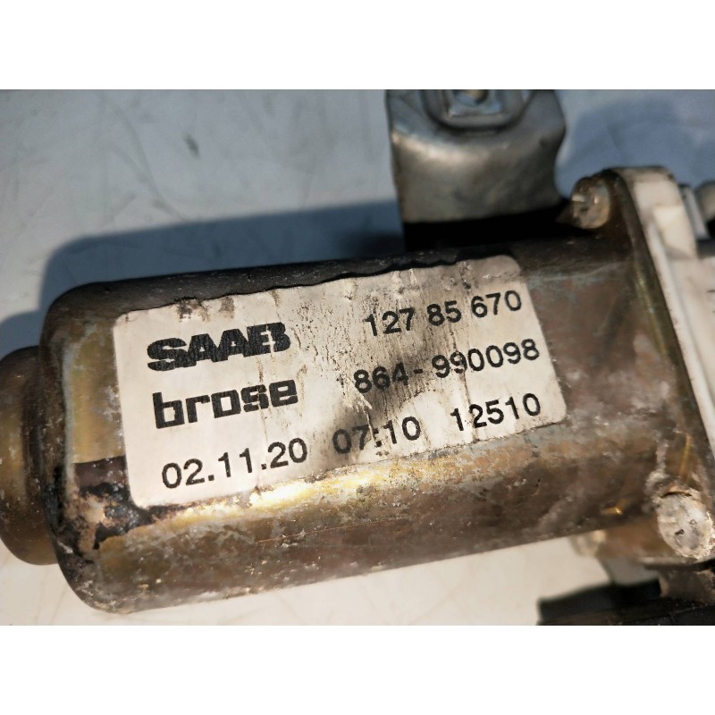 Recambio de elevalunas delantero derecho para saab 9-3 berlina 2.2 16v tid cat referencia OEM IAM 12785670 864 4P