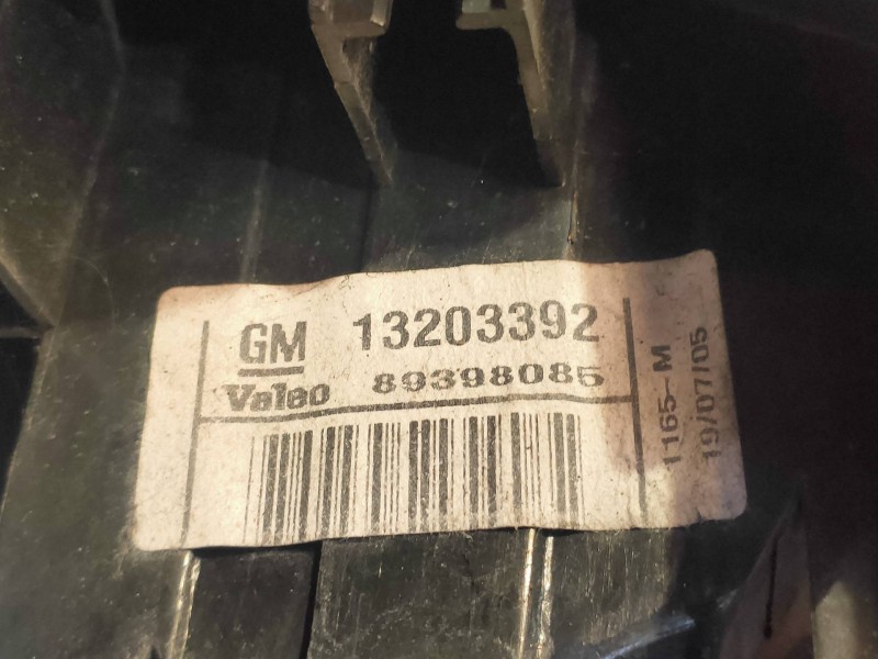 Recambio de piloto trasero derecho para opel meriva cosmo referencia OEM IAM 89398085 13203392 