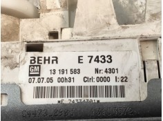 Recambio de mando calefaccion / aire acondicionado para opel meriva cosmo referencia OEM IAM 13191583 E7433 BEHR 2