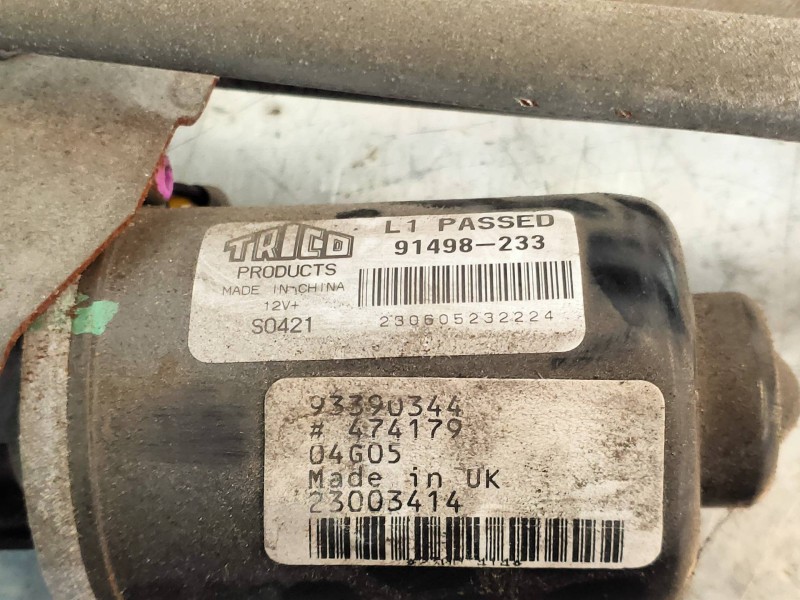 Recambio de motor limpia delantero para opel meriva cosmo referencia OEM IAM 91498233 93390344 S0421 