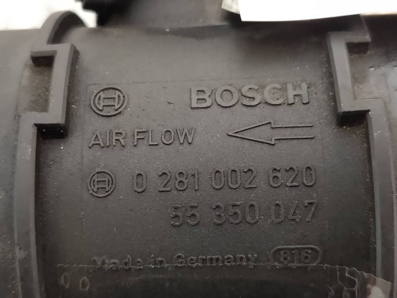 Recambio de caudalimetro para opel meriva cosmo referencia OEM IAM 0281002620 55350047 BOSCH