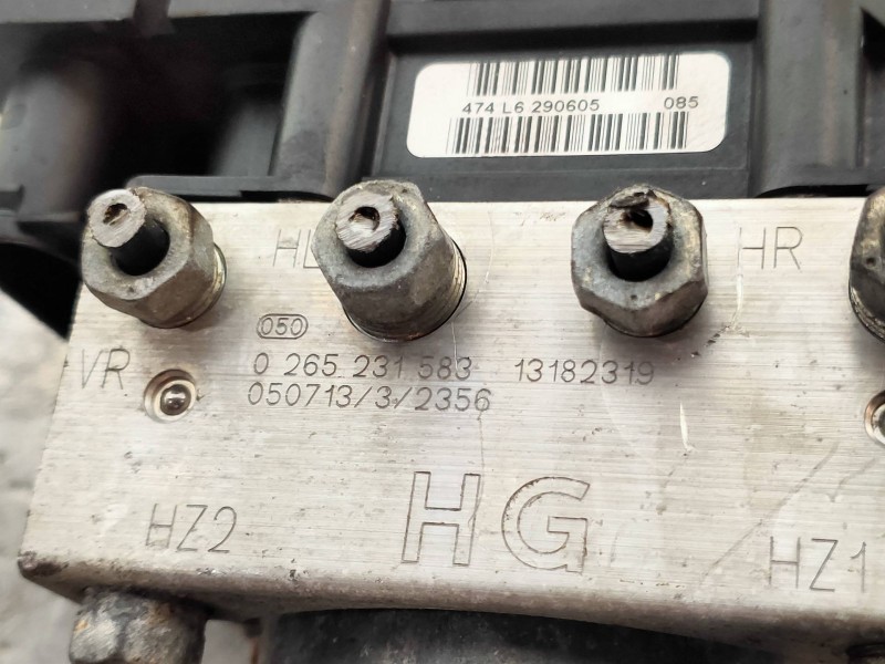 Recambio de abs para opel meriva cosmo referencia OEM IAM 0265231583 0265800443 13182319 BOSCH