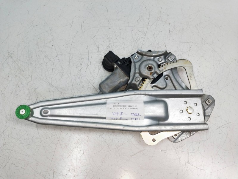 Recambio de elevalunas trasero izquierdo para toyota auris 1.6 16v cat referencia OEM IAM 857100D100 973582100 5P