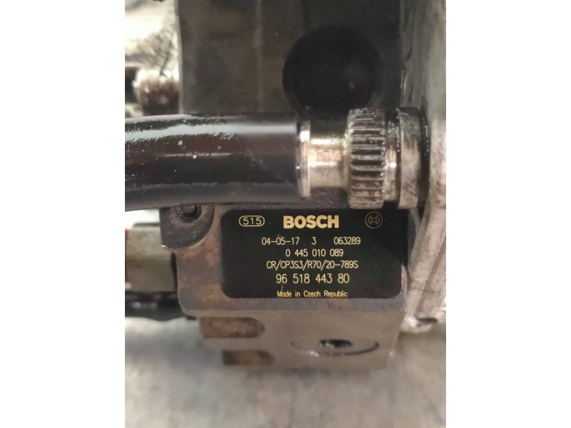 Recambio de bomba inyeccion para peugeot 206 berlina xt referencia OEM IAM 0445010089 9651844380 BOSCH