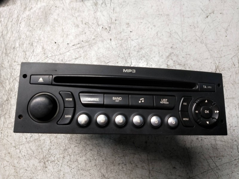 Recambio de sistema audio / radio cd para citroen c3 1.4 hdi audace sensodrive referencia OEM IAM 96643698XT  