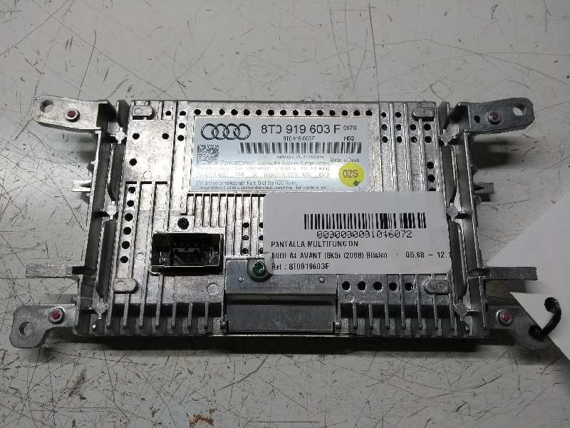 Recambio de pantalla multifuncion para audi a4 avant (8k5) (2008) básico referencia OEM IAM 8T0919603F  