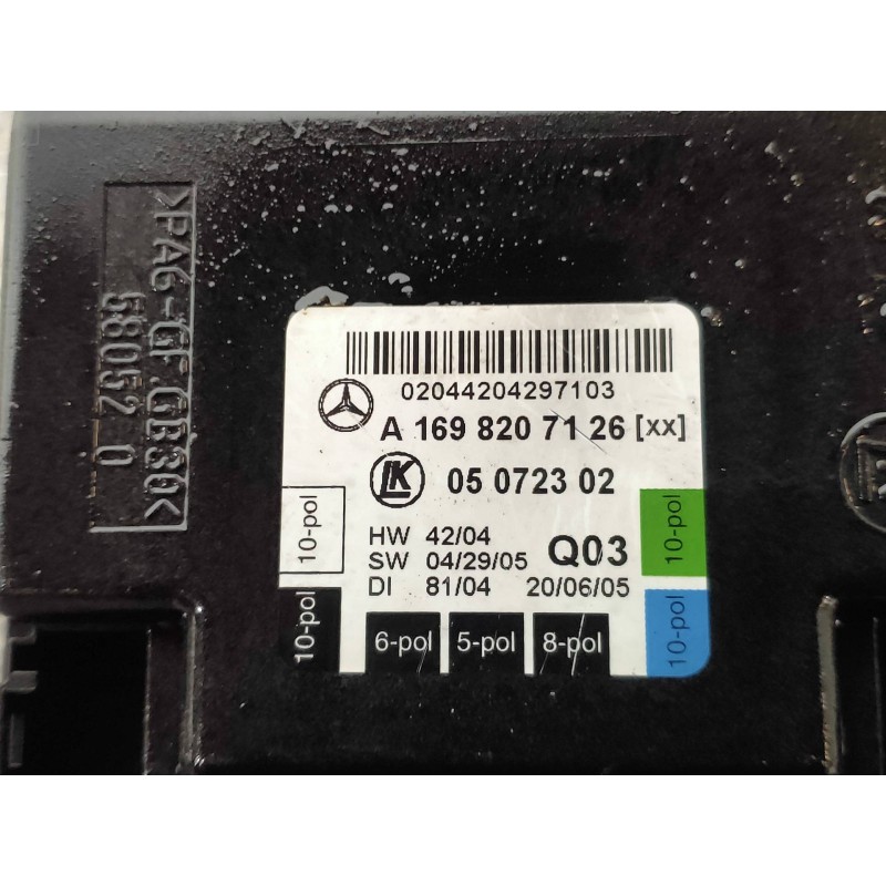 Recambio de modulo electronico para mercedes clase b (w245) 170 (245.232) referencia OEM IAM A1698207126 05072302 