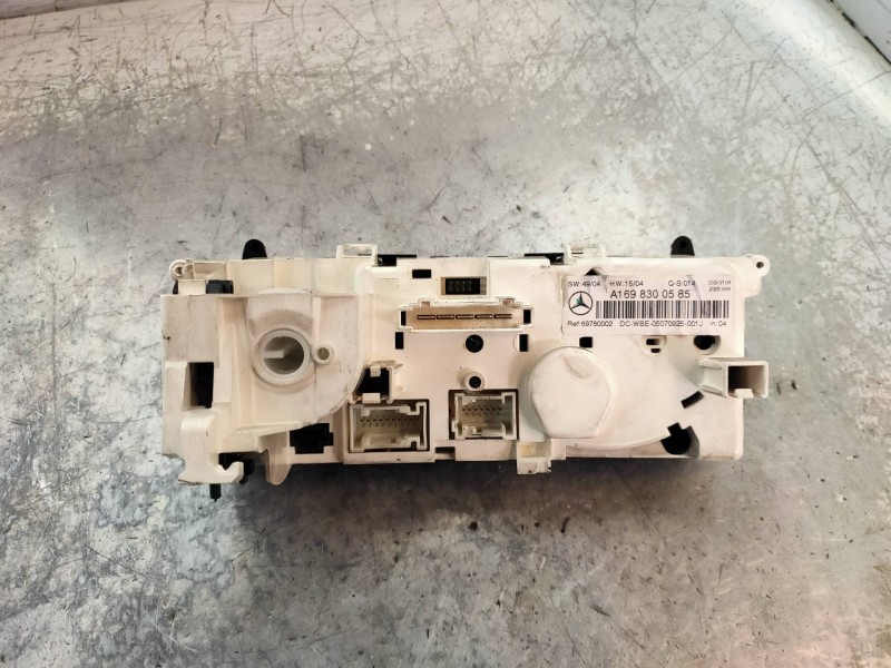 Recambio de mando calefaccion / aire acondicionado para mercedes clase b (w245) 170 (245.232) referencia OEM IAM A1698300585 697