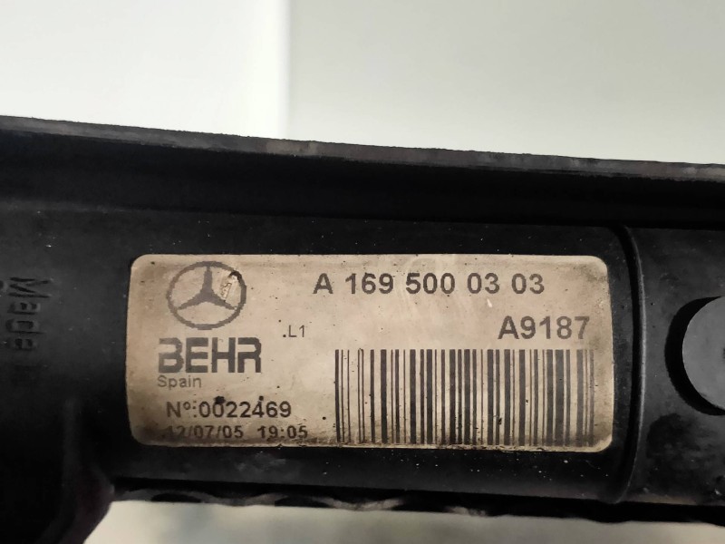 Recambio de radiador agua para mercedes clase b (w245) 170 (245.232) referencia OEM IAM A1695000303 A9187 
