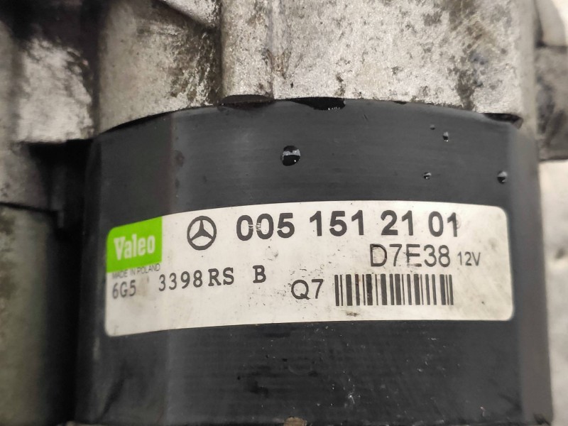 Recambio de motor arranque para mercedes clase b (w245) 170 (245.232) referencia OEM IAM 0051512101 D7E38 6G53398RS VALEO