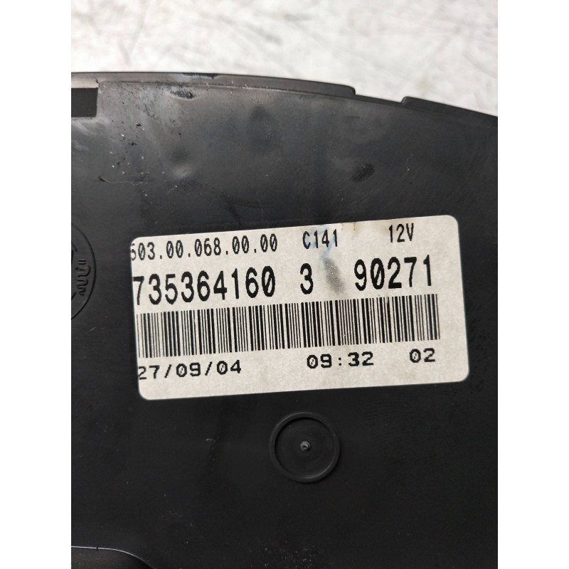 Recambio de cuadro instrumentos para fiat idea (135) 1.9 jtd cat referencia OEM IAM 735364160 3 90271 503000680000