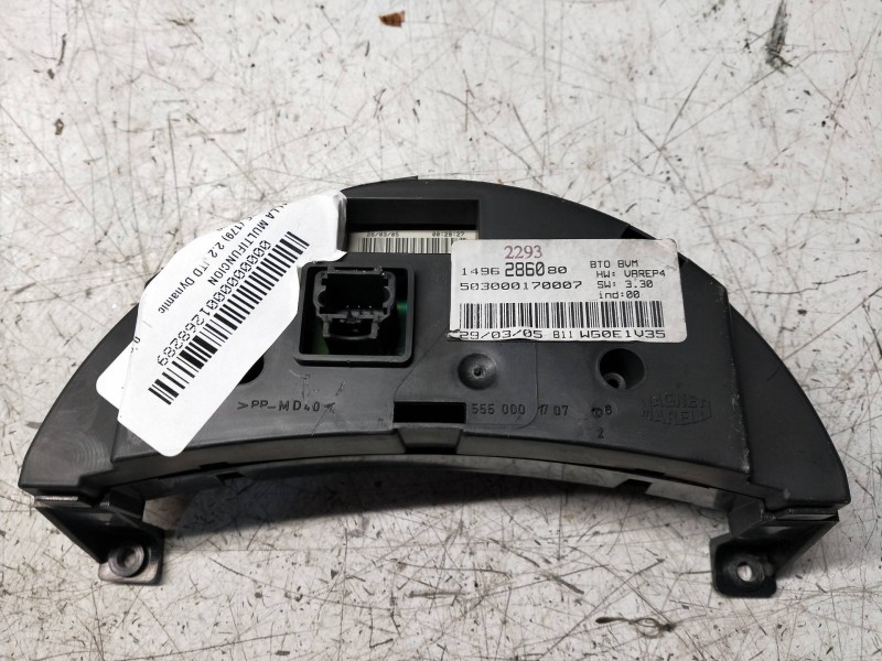 Recambio de pantalla multifuncion para fiat ulysse (179) 2.2 jtd dynamic referencia OEM IAM 1496286080 503000170007 