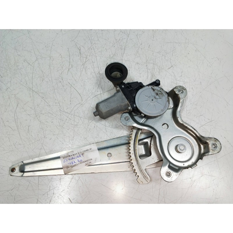 Recambio de elevalunas trasero derecho para toyota rav 4 (a3) 2.2 d-4d cat referencia OEM IAM   5P