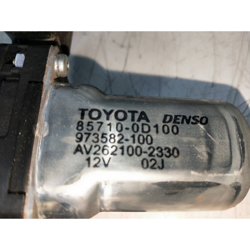Recambio de elevalunas delantero derecho para toyota yaris (ncp1/nlp1/scp1) 1.4 turbodiesel cat referencia OEM IAM 8257100D100 9
