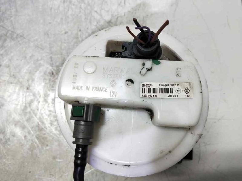 Recambio de bomba combustible para dacia sandero 1.4 cat referencia OEM IAM 8200903683 0974690990201 MARWAL AFORADOR