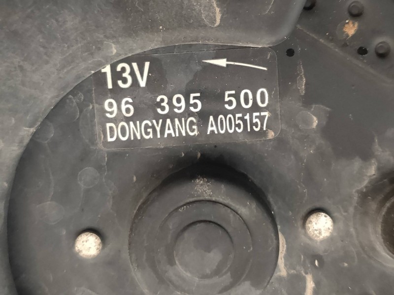 Recambio de electroventilador para chevrolet matiz s referencia OEM IAM 96395500 A005157 