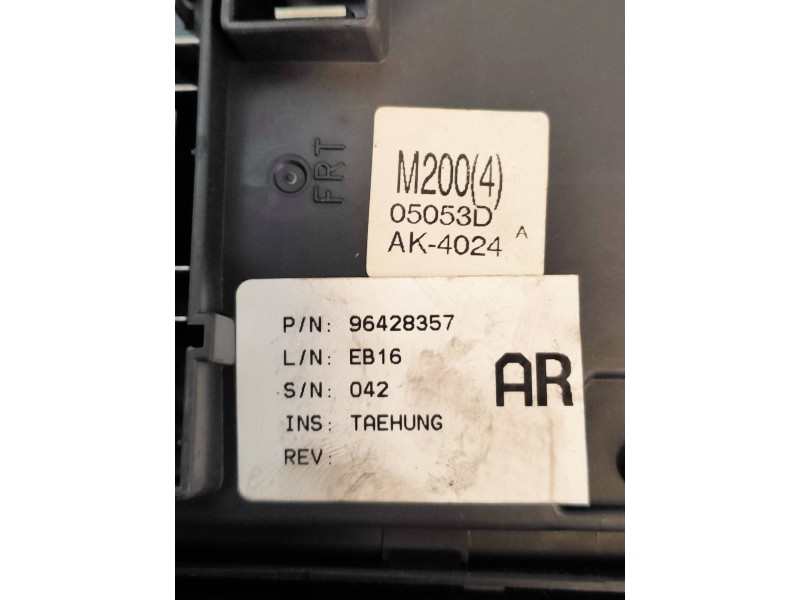 Recambio de caja reles / fusibles para chevrolet matiz s referencia OEM IAM 96428357 EB16 