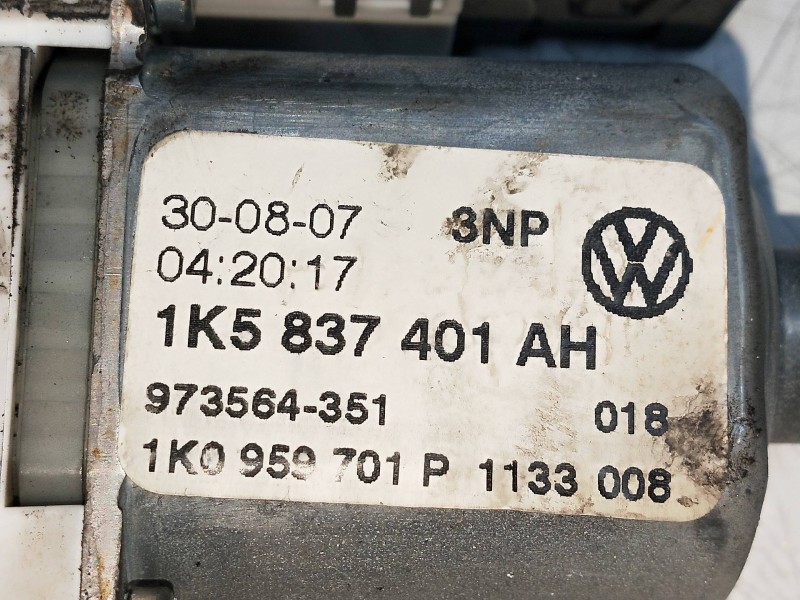 Recambio de elevalunas delantero izquierdo para volkswagen jetta (1k2) 1.9 tdi referencia OEM IAM 1K0959701P 1K5837401AH 4P