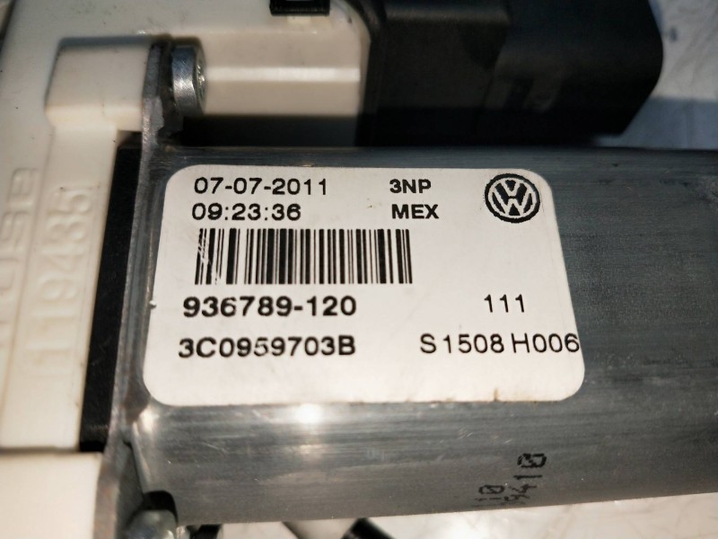Recambio de elevalunas trasero izquierdo para volkswagen jetta (162) 2.0 tdi referencia OEM IAM 936789120 3C0959703B 4P