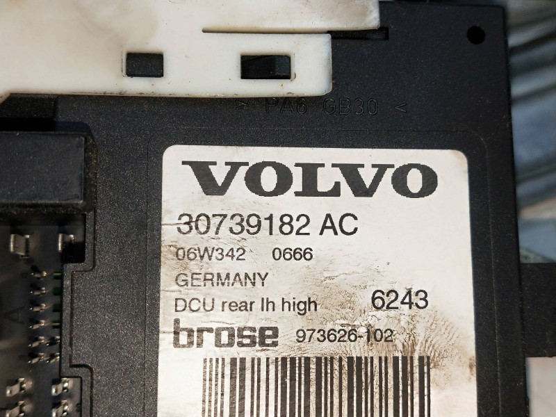 Recambio de elevalunas trasero izquierdo para volvo s40 berlina 1.8 flexifuel cat referencia OEM IAM 30739182AC  4P