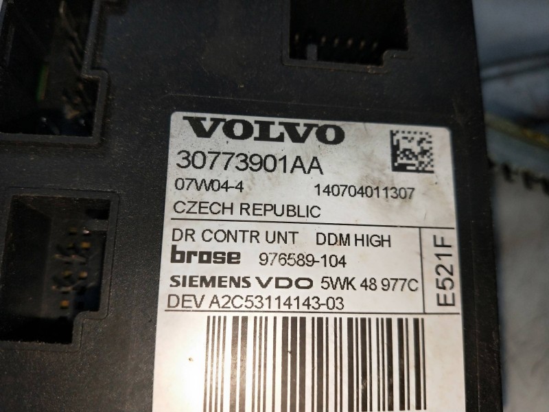 Recambio de elevalunas delantero izquierdo para volvo s40 berlina referencia OEM IAM 30773901AA  4P