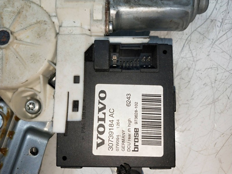 Recambio de elevalunas trasero derecho para volvo s40 berlina referencia OEM IAM 30739184AC  4P