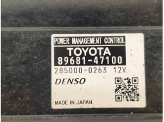 Recambio de modulo electronico para toyota prius (nhw30) plug-in hybrid advance referencia OEM IAM 2850000263 8968147100 DENSO 2