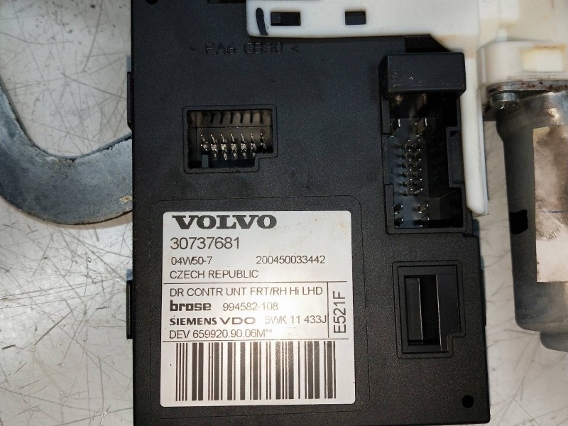 Recambio de elevalunas delantero derecho para volvo v50 familiar 2.0 d kinetic referencia OEM IAM 30737681  