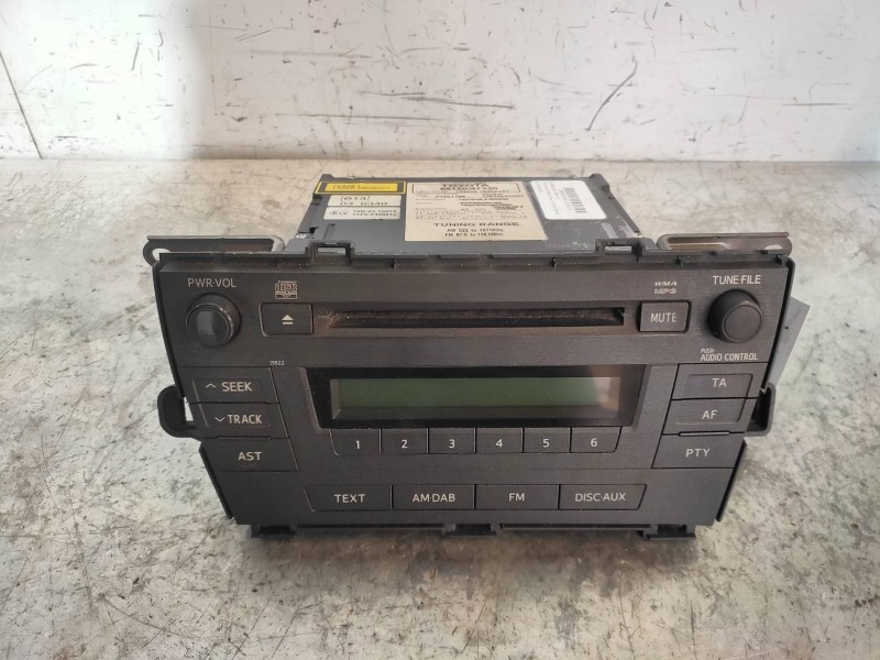 Recambio de sistema audio / radio cd para toyota prius (nhw30) plug-in hybrid advance referencia OEM IAM 8612047330 1230001640A1