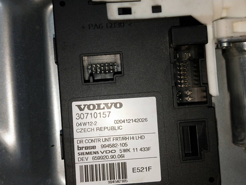 Recambio de elevalunas delantero derecho para volvo v50 familiar 2.0 diesel cat referencia OEM IAM 30710157  5P