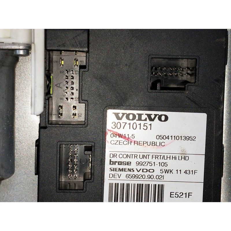 Recambio de elevalunas delantero izquierdo para volvo v50 familiar 2.0 diesel cat referencia OEM IAM 30710151  5P
