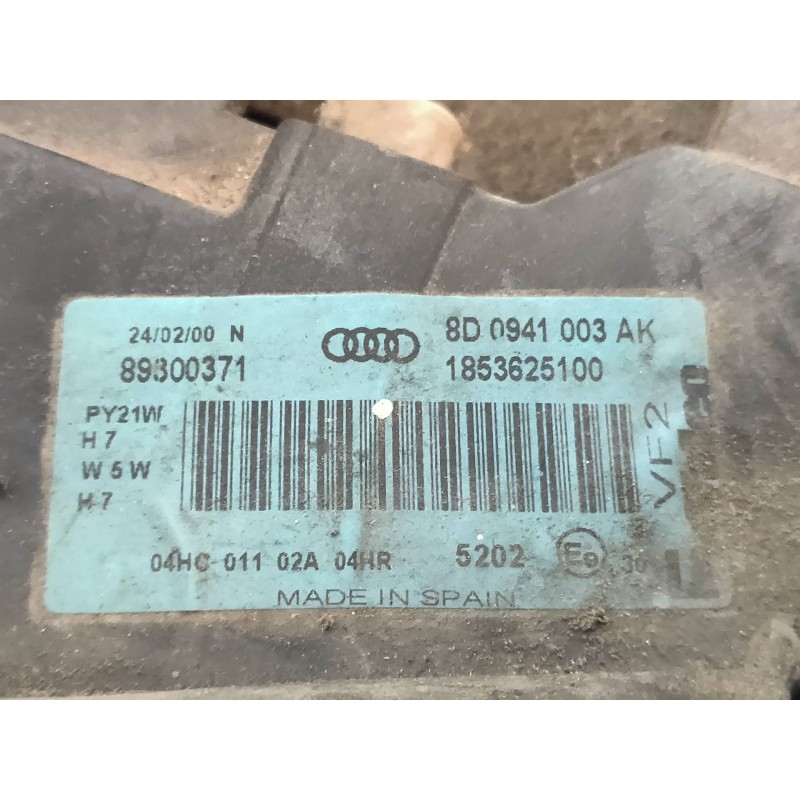 Recambio de faro izquierdo para audi a4 avant (b5) 2.4 quattro referencia OEM IAM 8D0941003AK 89300371 1853625100 VALEO