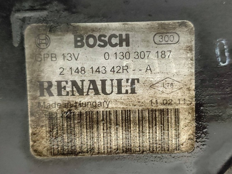 Recambio de electroventilador para dacia logan mcv ambiance referencia OEM IAM 0130307187 214814342R BOSCH