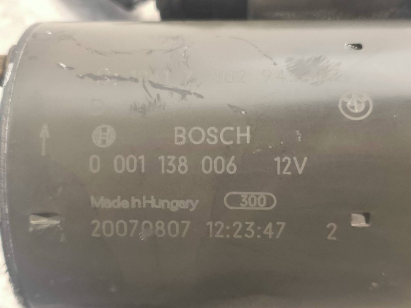 Recambio de motor arranque para mini mini (r56) cooper d referencia OEM IAM 0001138006 1241780294502 20070807 BOSCH