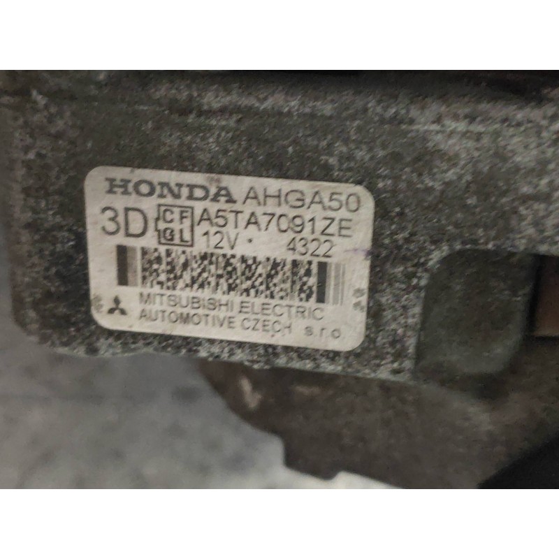 Recambio de alternador para honda civic berlina 3 (ep1/2) 1.4i s referencia OEM IAM A5TA7091ZE AHGA50 