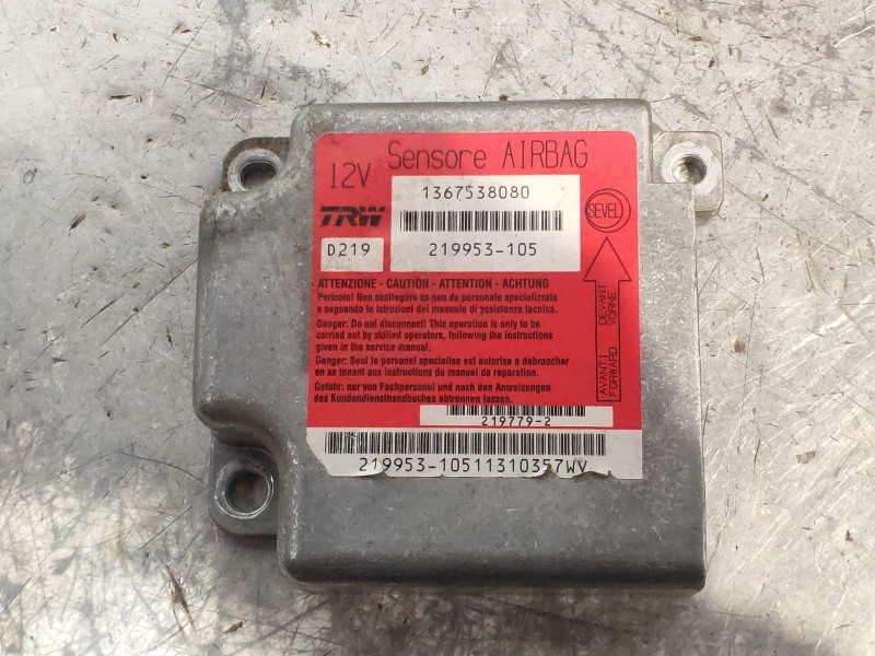 Recambio de kit airbag para fiat ducato caja cerrada 35 (06.2006 =>) l1h1 160 multijet power referencia OEM IAM   