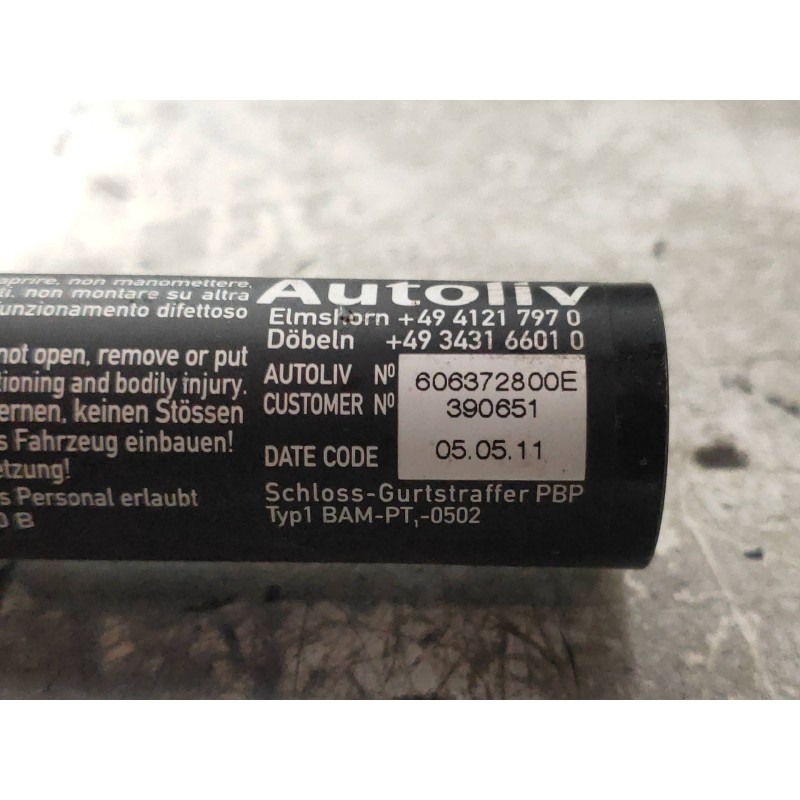 Recambio de kit airbag para fiat ducato caja cerrada 35 (06.2006 =>) l1h1 160 multijet power referencia OEM IAM   