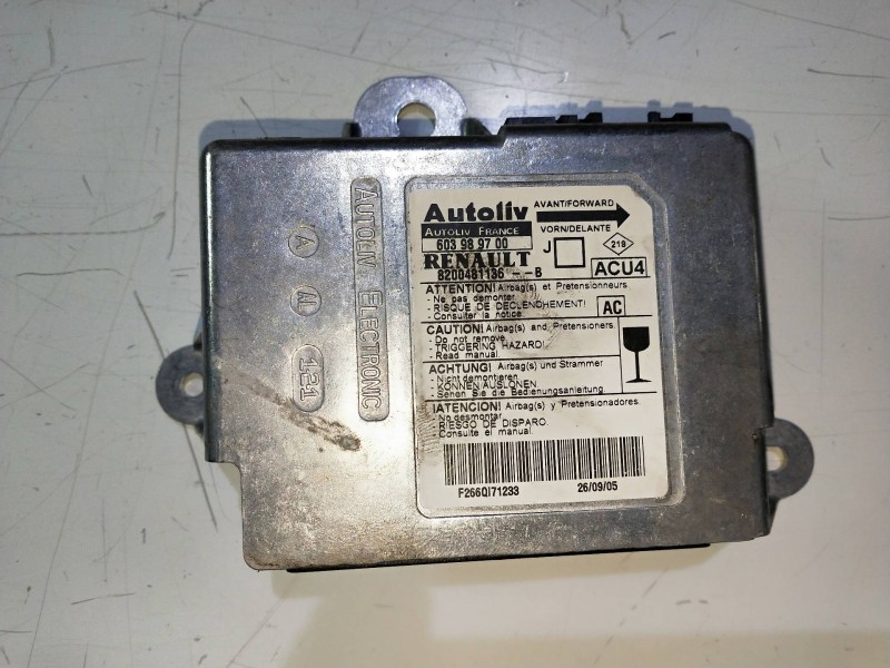 Recambio de kit airbag para renault scenic ii 1.9 dci diesel referencia OEM IAM   