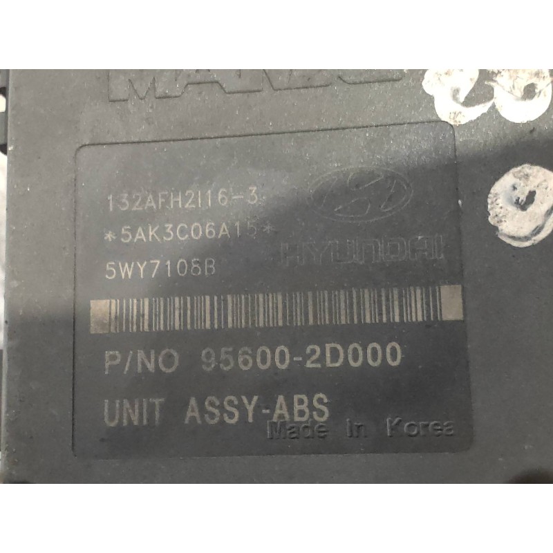 Recambio de abs para hyundai elantra (xd) 2.0 gls (4-ptas.) (2004) referencia OEM IAM 5WY7108B 956002D000589202D300 BH60101300 M