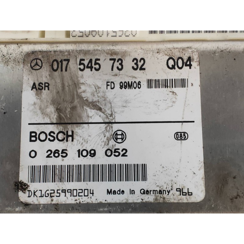 Recambio de centralita asr para mercedes clase c (w202) berlina 250 td (202.128) referencia OEM IAM 0265109052 0175457332Q04 BOS