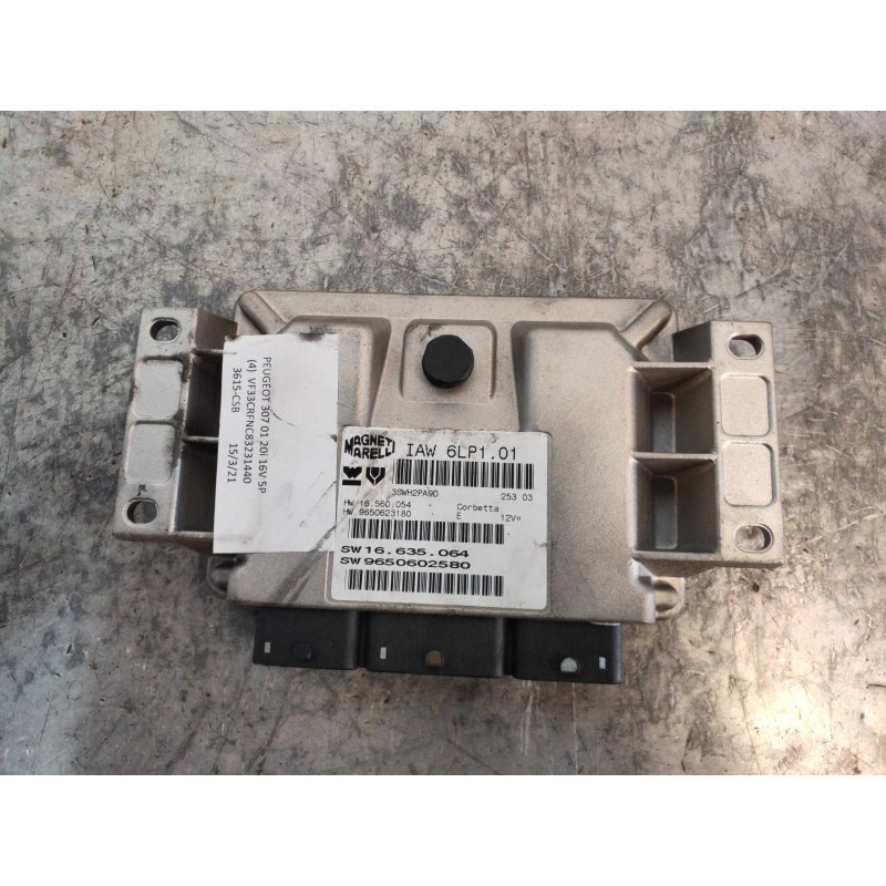 Recambio de centralita motor uce para peugeot 307 (s1) xt referencia OEM IAM IAW6LP101 16635064 9650602580 15660354 9650623180 M